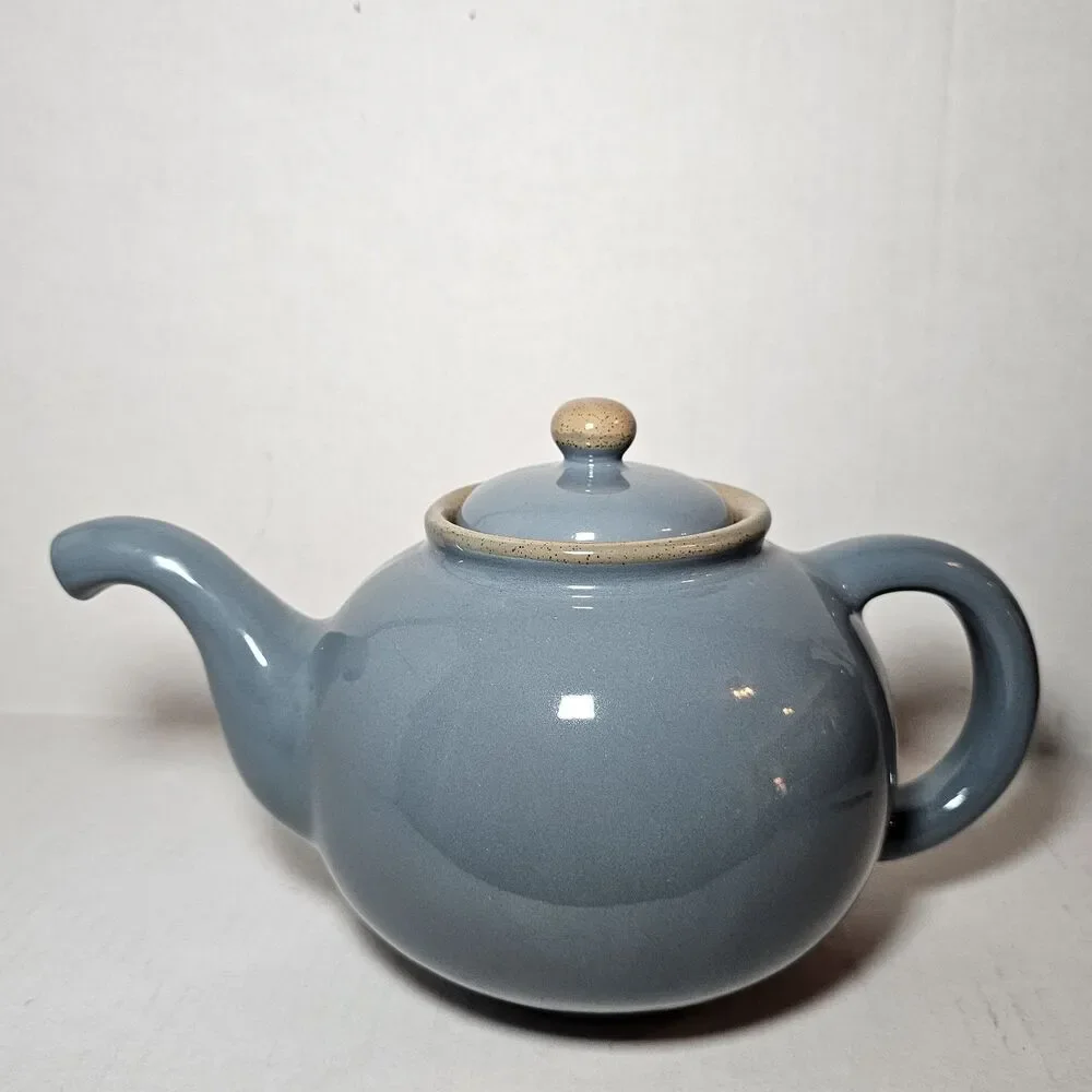 Franciscan Ventura Blue Teapot Johnson Bros Farmhouse Traditional Cottage